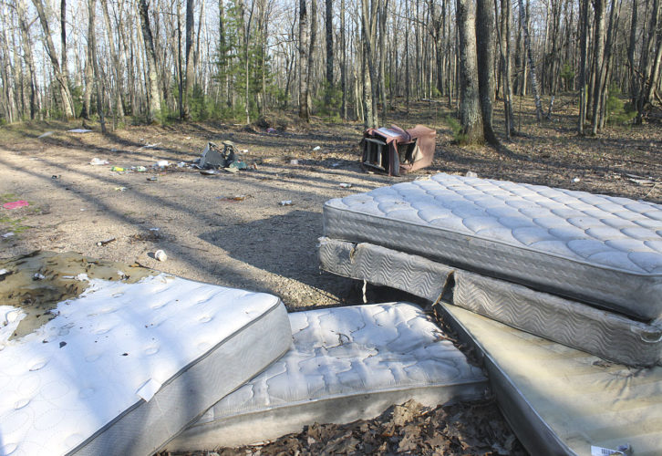Forest dumps Dickinson tops Michigan’s illegal trash site list News